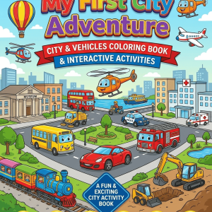 Learning Adventure Coloring Book Cover