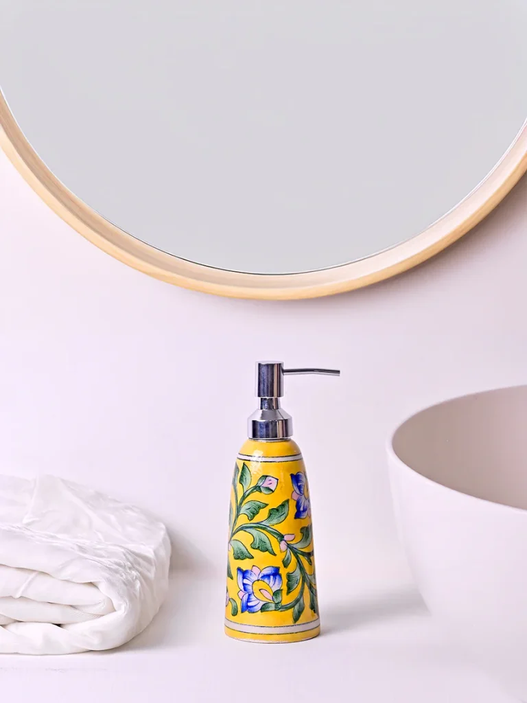 Handmadeyellow_wine_Soap Dispenser1